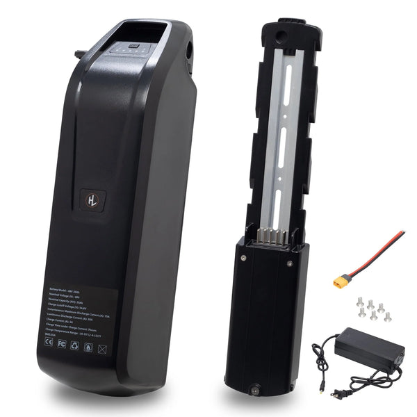 48V 20AH Ebike Battery 48V Lithium Battery 48V Battery with Charger for 750W 1500W Adult Electric Bike Tricycle